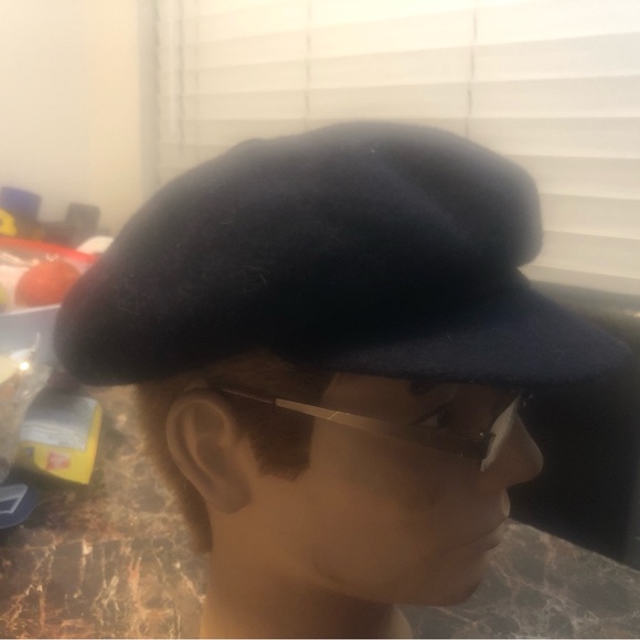 Stetson 100% Wool Cabbie/Newsboy Women’s Black Driving/Golf Cap,size One - Picture 3 of 10